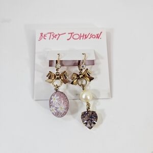 Betsey johnson easter earrings.  New,  very cute